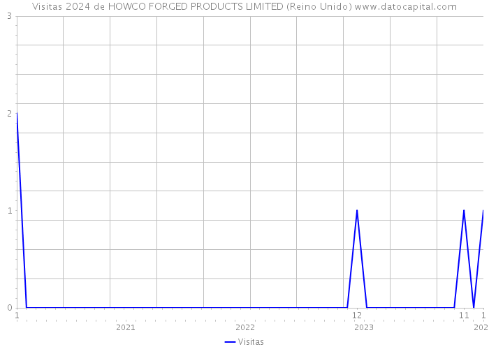 Visitas 2024 de HOWCO FORGED PRODUCTS LIMITED (Reino Unido) 