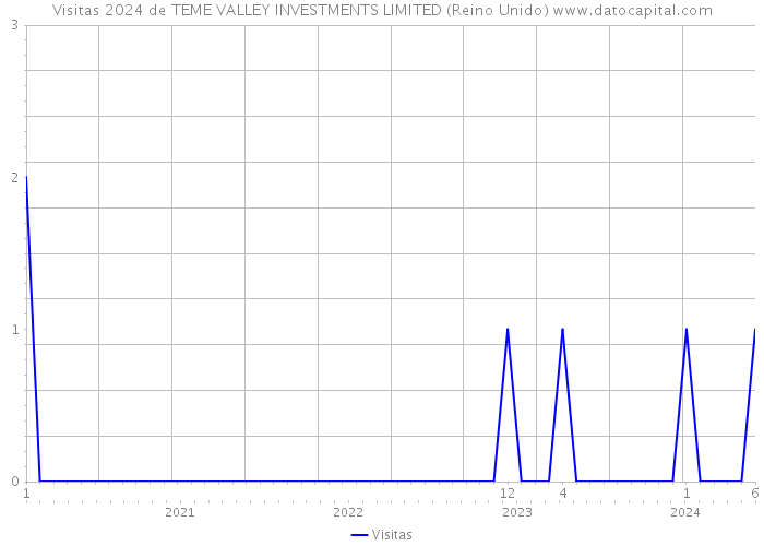 Visitas 2024 de TEME VALLEY INVESTMENTS LIMITED (Reino Unido) 