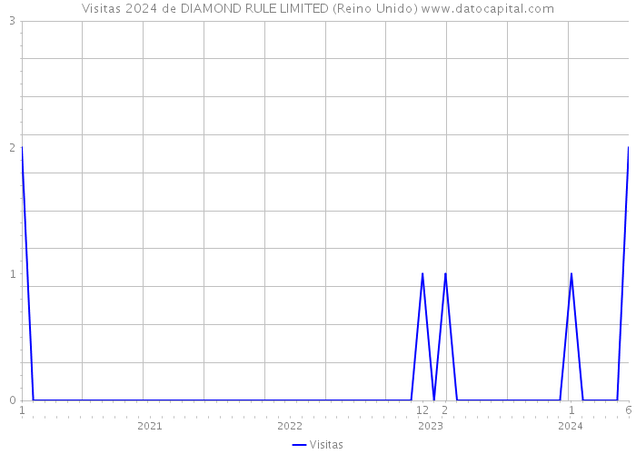 Visitas 2024 de DIAMOND RULE LIMITED (Reino Unido) 