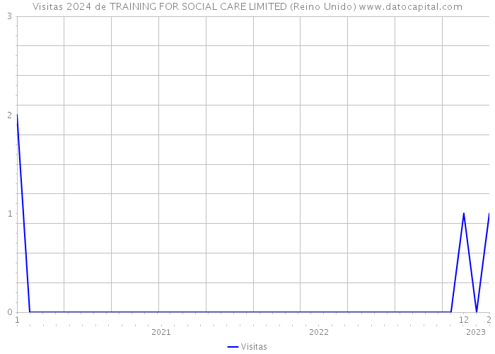 Visitas 2024 de TRAINING FOR SOCIAL CARE LIMITED (Reino Unido) 