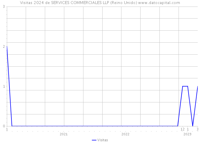 Visitas 2024 de SERVICES COMMERCIALES LLP (Reino Unido) 