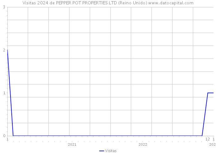 Visitas 2024 de PEPPER POT PROPERTIES LTD (Reino Unido) 