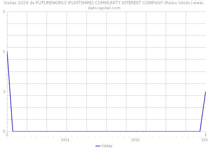 Visitas 2024 de FUTUREWORKS (FLINTSHIRE) COMMUNITY INTEREST COMPANY (Reino Unido) 