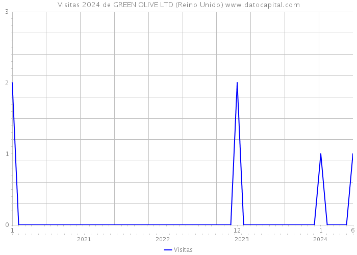 Visitas 2024 de GREEN OLIVE LTD (Reino Unido) 