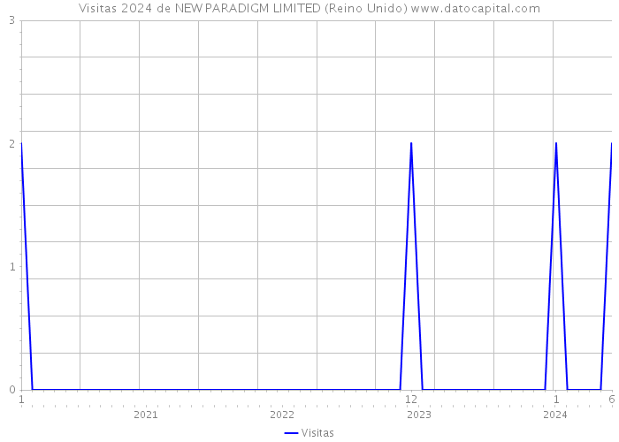 Visitas 2024 de NEW PARADIGM LIMITED (Reino Unido) 