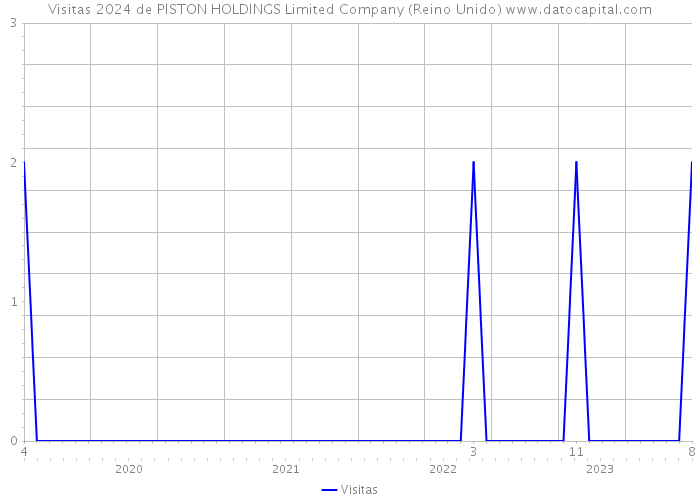 Visitas 2024 de PISTON HOLDINGS Limited Company (Reino Unido) 