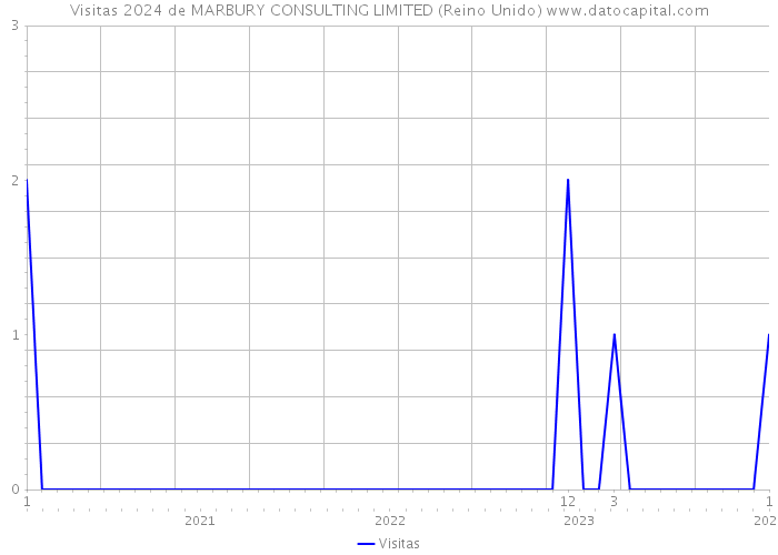 Visitas 2024 de MARBURY CONSULTING LIMITED (Reino Unido) 