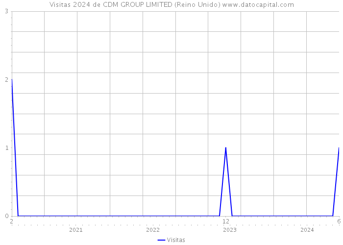 Visitas 2024 de CDM GROUP LIMITED (Reino Unido) 