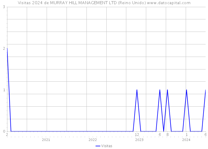 Visitas 2024 de MURRAY HILL MANAGEMENT LTD (Reino Unido) 