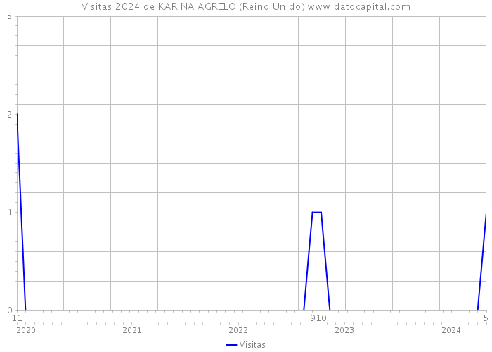 Visitas 2024 de KARINA AGRELO (Reino Unido) 