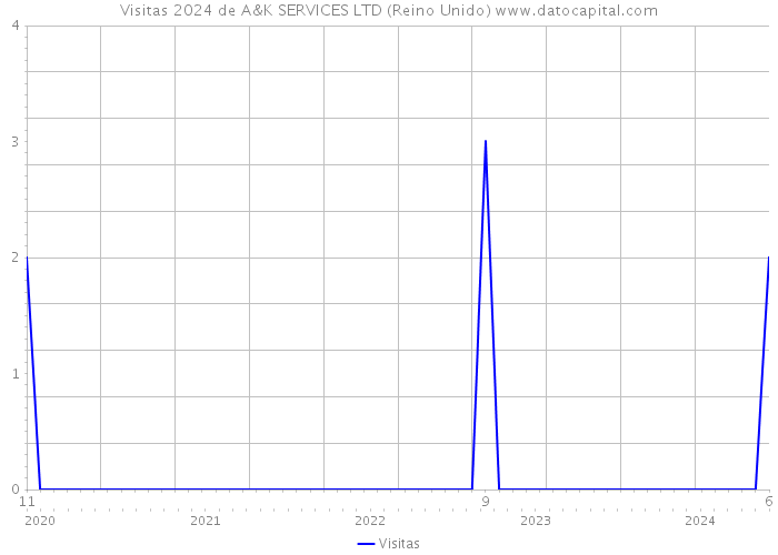 Visitas 2024 de A&K SERVICES LTD (Reino Unido) 