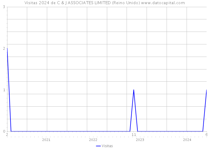 Visitas 2024 de C & J ASSOCIATES LIMITED (Reino Unido) 