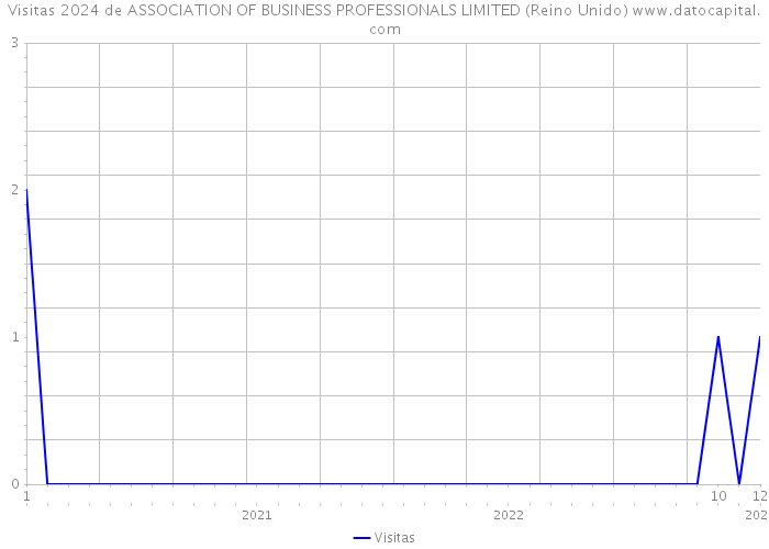 Visitas 2024 de ASSOCIATION OF BUSINESS PROFESSIONALS LIMITED (Reino Unido) 