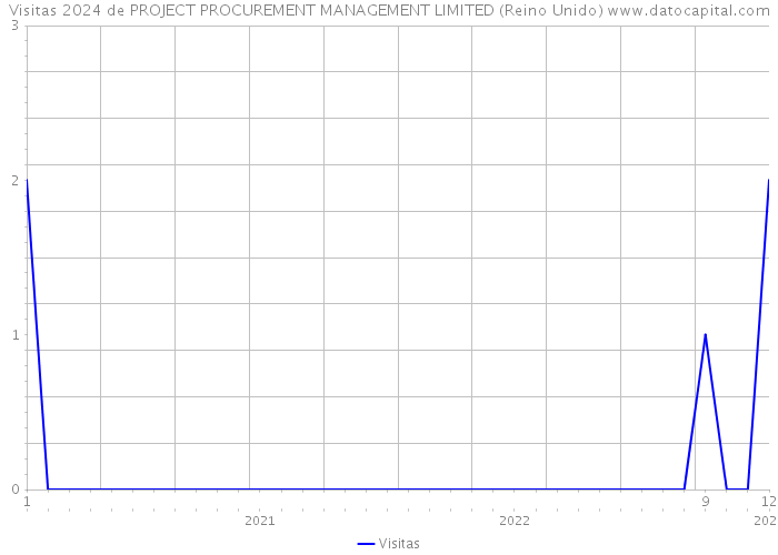 Visitas 2024 de PROJECT PROCUREMENT MANAGEMENT LIMITED (Reino Unido) 