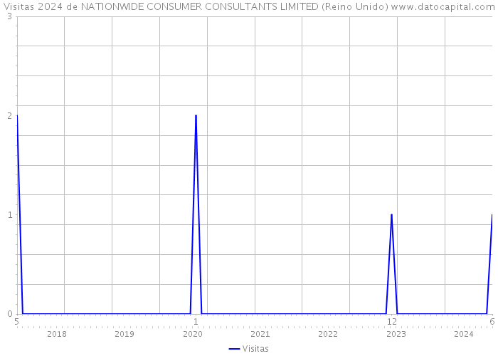 Visitas 2024 de NATIONWIDE CONSUMER CONSULTANTS LIMITED (Reino Unido) 