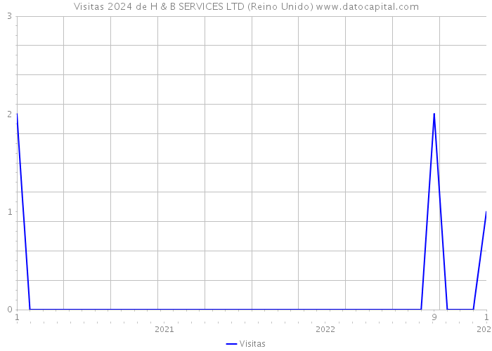 Visitas 2024 de H & B SERVICES LTD (Reino Unido) 