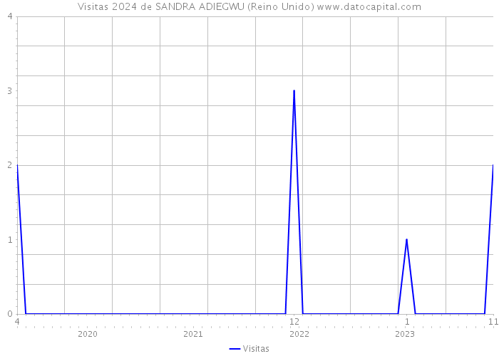 Visitas 2024 de SANDRA ADIEGWU (Reino Unido) 