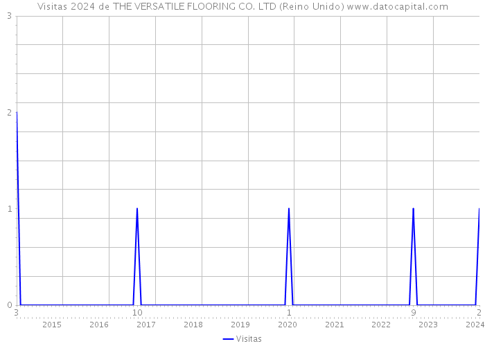 Visitas 2024 de THE VERSATILE FLOORING CO. LTD (Reino Unido) 