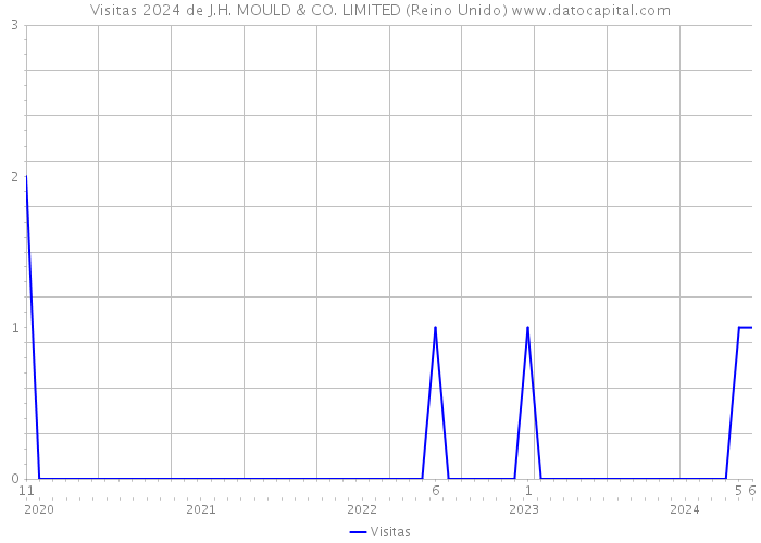 Visitas 2024 de J.H. MOULD & CO. LIMITED (Reino Unido) 