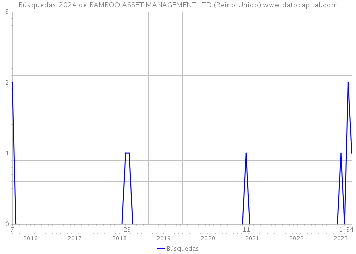 Búsquedas 2024 de BAMBOO ASSET MANAGEMENT LTD (Reino Unido) 