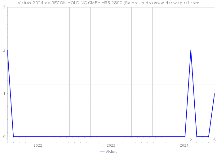 Visitas 2024 de RECON HOLDING GMBH HRB 2800 (Reino Unido) 