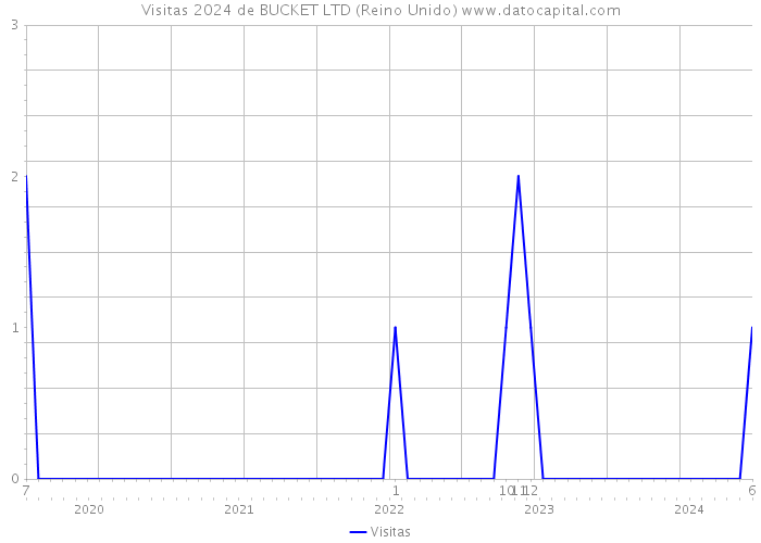 Visitas 2024 de BUCKET LTD (Reino Unido) 