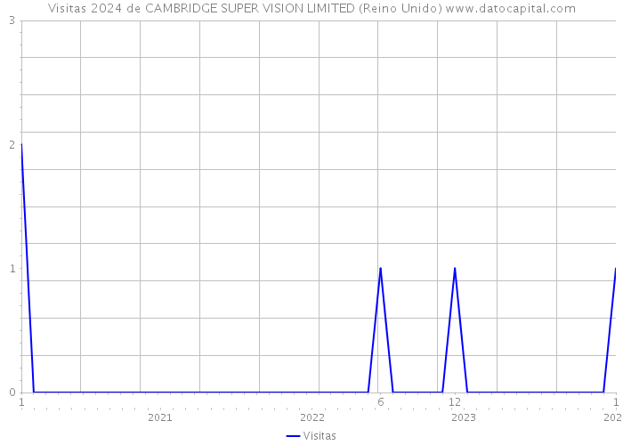 Visitas 2024 de CAMBRIDGE SUPER VISION LIMITED (Reino Unido) 