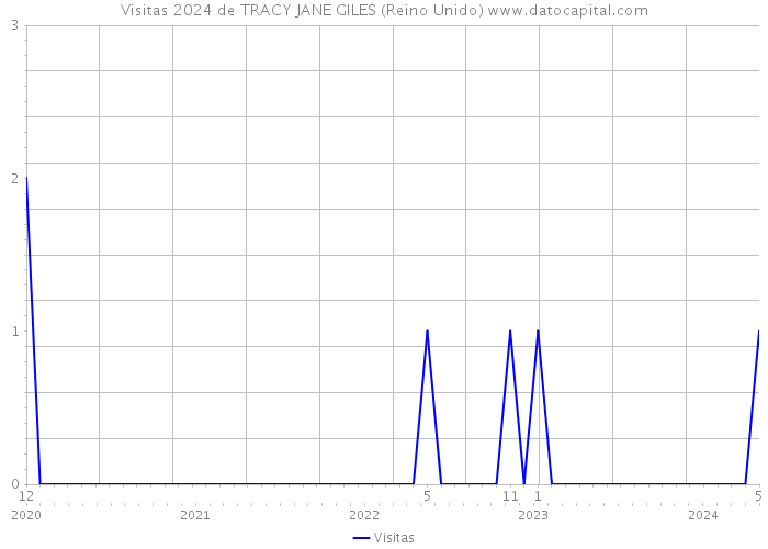 Visitas 2024 de TRACY JANE GILES (Reino Unido) 