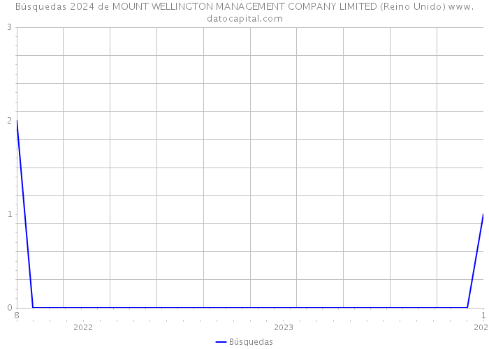 Búsquedas 2024 de MOUNT WELLINGTON MANAGEMENT COMPANY LIMITED (Reino Unido) 