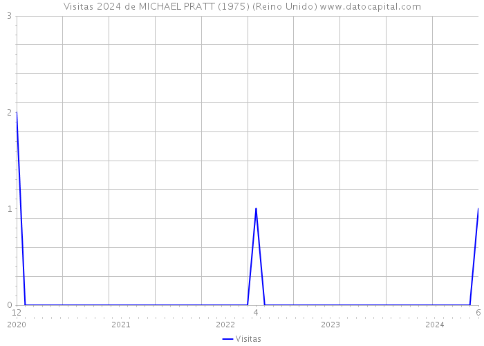 Visitas 2024 de MICHAEL PRATT (1975) (Reino Unido) 