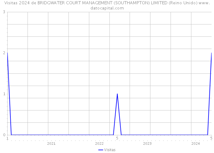 Visitas 2024 de BRIDGWATER COURT MANAGEMENT (SOUTHAMPTON) LIMITED (Reino Unido) 