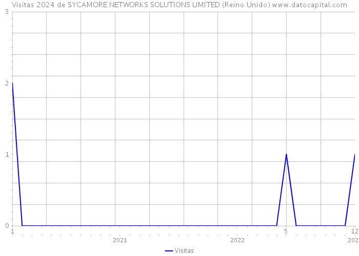 Visitas 2024 de SYCAMORE NETWORKS SOLUTIONS LIMITED (Reino Unido) 