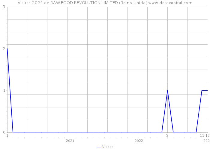 Visitas 2024 de RAW FOOD REVOLUTION LIMITED (Reino Unido) 