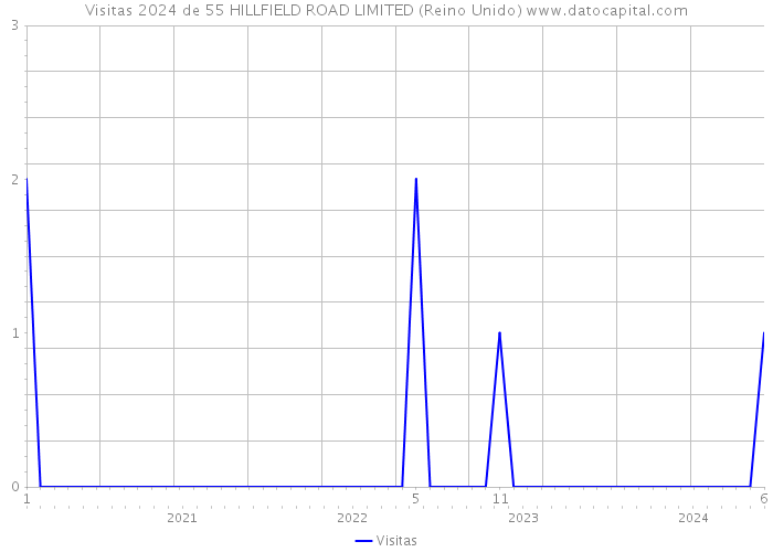 Visitas 2024 de 55 HILLFIELD ROAD LIMITED (Reino Unido) 