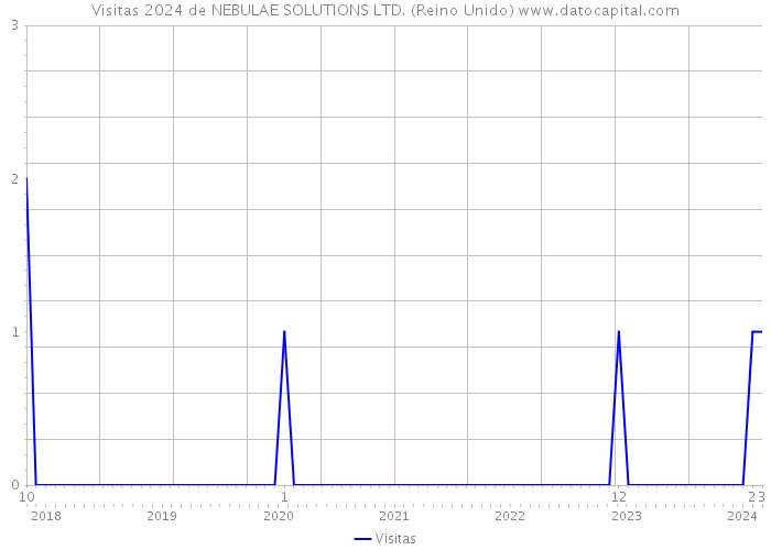 Visitas 2024 de NEBULAE SOLUTIONS LTD. (Reino Unido) 