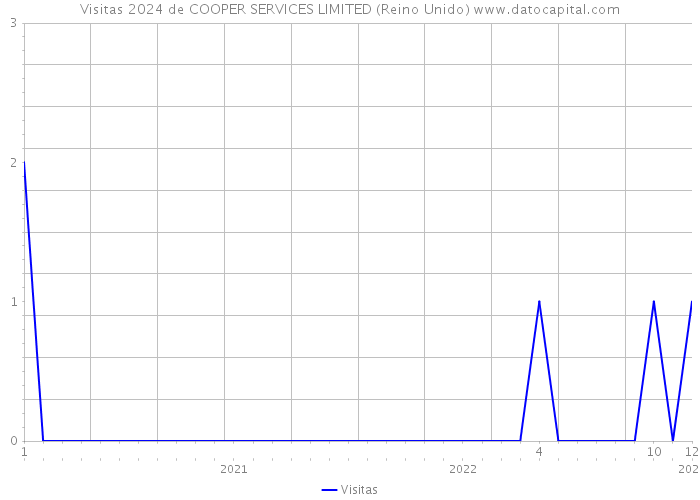 Visitas 2024 de COOPER SERVICES LIMITED (Reino Unido) 