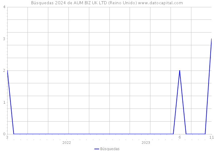 Búsquedas 2024 de AUM BIZ UK LTD (Reino Unido) 