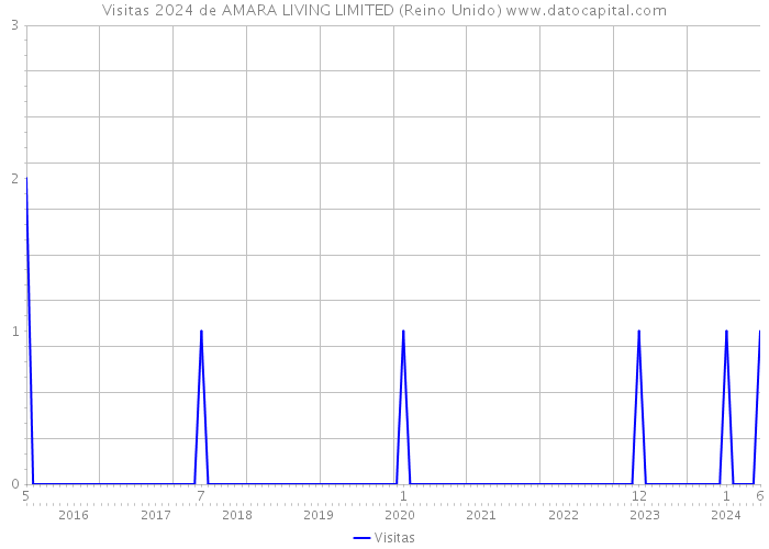 Visitas 2024 de AMARA LIVING LIMITED (Reino Unido) 