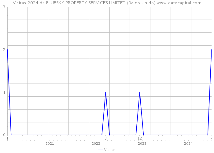 Visitas 2024 de BLUESKY PROPERTY SERVICES LIMITED (Reino Unido) 