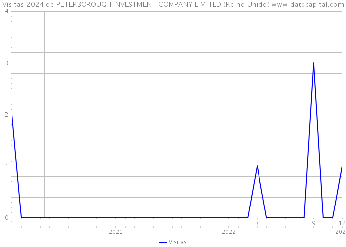 Visitas 2024 de PETERBOROUGH INVESTMENT COMPANY LIMITED (Reino Unido) 