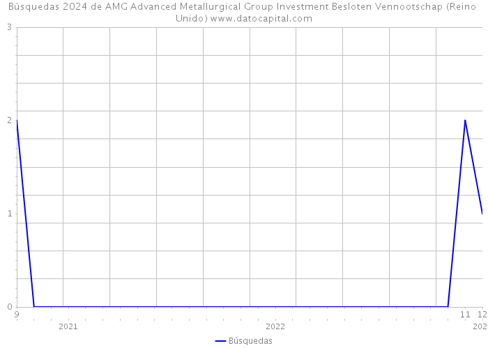 Búsquedas 2024 de AMG Advanced Metallurgical Group Investment Besloten Vennootschap (Reino Unido) 