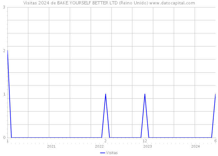 Visitas 2024 de BAKE YOURSELF BETTER LTD (Reino Unido) 