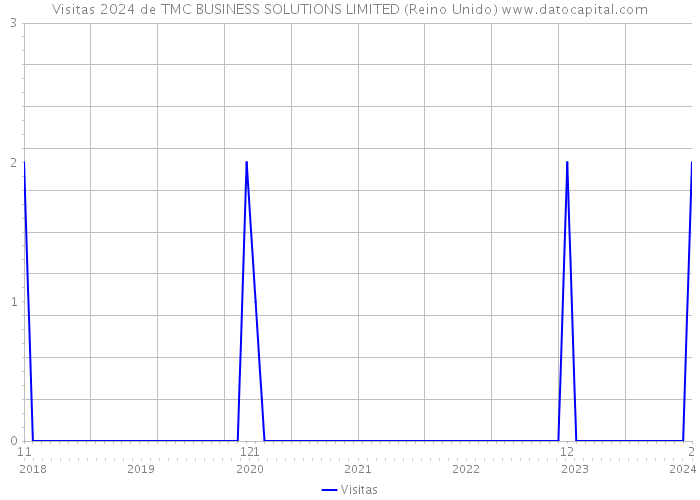 Visitas 2024 de TMC BUSINESS SOLUTIONS LIMITED (Reino Unido) 