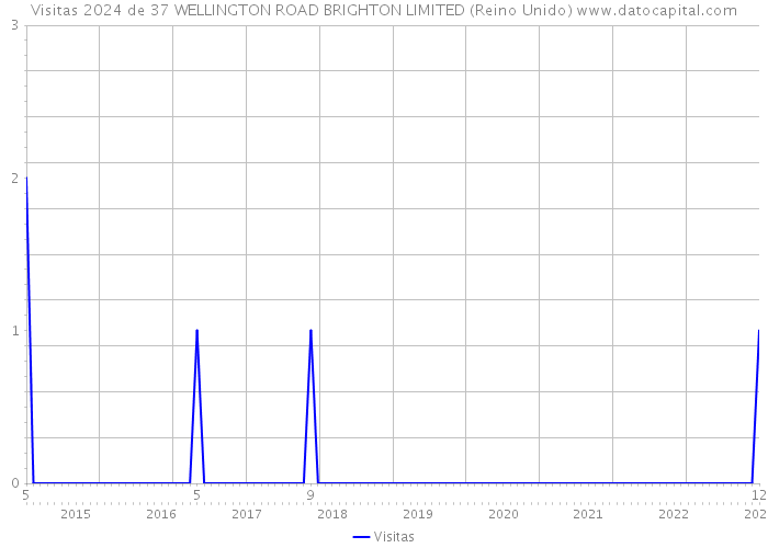 Visitas 2024 de 37 WELLINGTON ROAD BRIGHTON LIMITED (Reino Unido) 