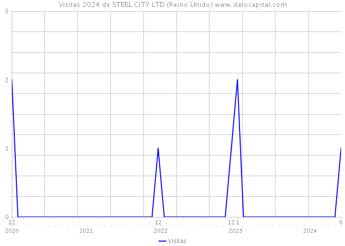 Visitas 2024 de STEEL CITY LTD (Reino Unido) 