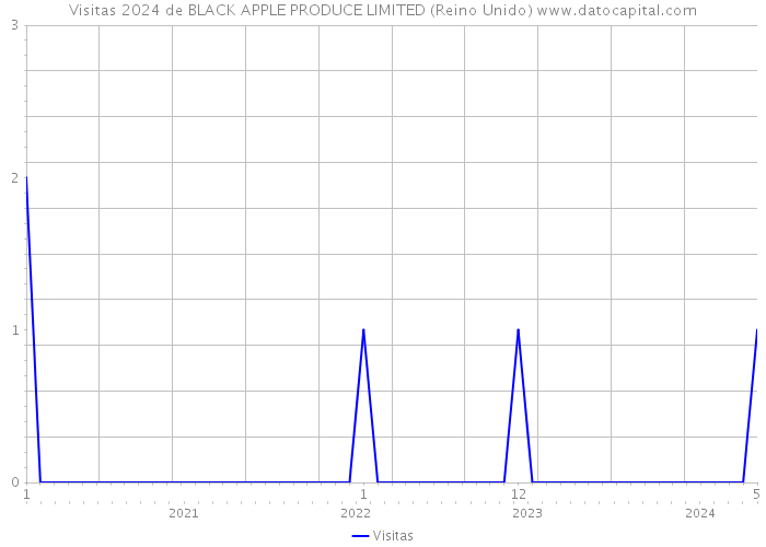 Visitas 2024 de BLACK APPLE PRODUCE LIMITED (Reino Unido) 