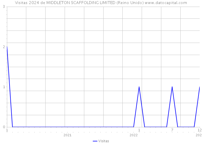 Visitas 2024 de MIDDLETON SCAFFOLDING LIMITED (Reino Unido) 