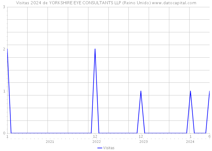 Visitas 2024 de YORKSHIRE EYE CONSULTANTS LLP (Reino Unido) 