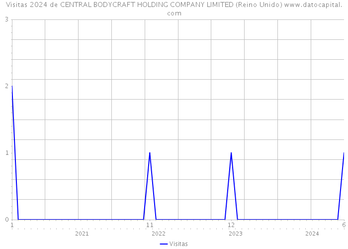 Visitas 2024 de CENTRAL BODYCRAFT HOLDING COMPANY LIMITED (Reino Unido) 