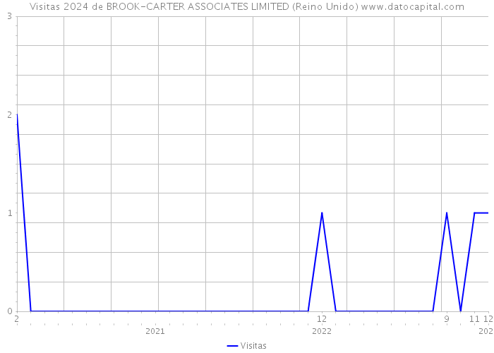 Visitas 2024 de BROOK-CARTER ASSOCIATES LIMITED (Reino Unido) 